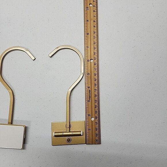 Folding Banana Hanger Hook - Banana Holder Under Cabinet, Self 2 Pack Gold - Picture 12 of 12